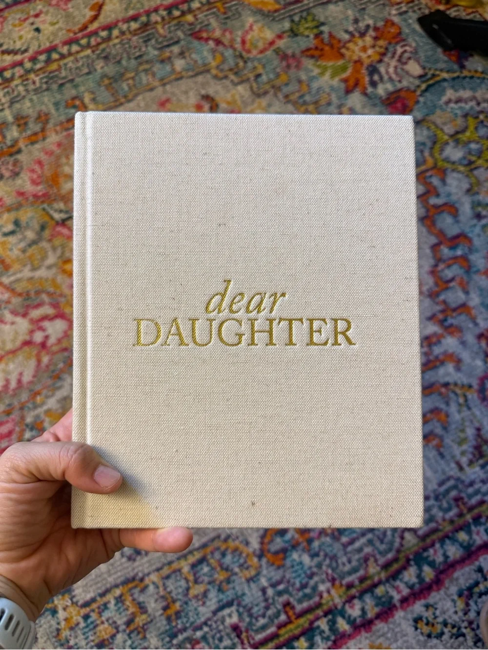Dear Daughter Linen Scrap Book Album and Prayer Journal